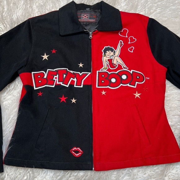 JH DESIGN BETTY BOOP JACKET COLOR BLOCK - Picture 2 of 3